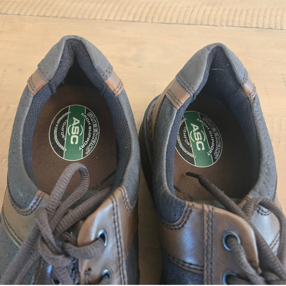 Streetcars Diplomat Oxford Shoes Mens 13 M Brown Leather Bicycle Toe